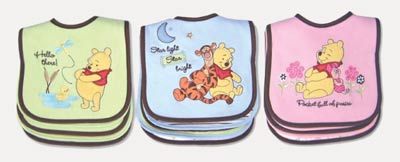 AD Sutton baby bibs