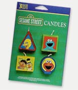 Sesame Street birthday candles