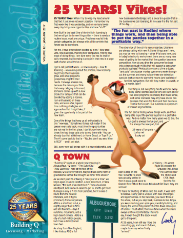 25 Years! Yikes! - Jan 2017